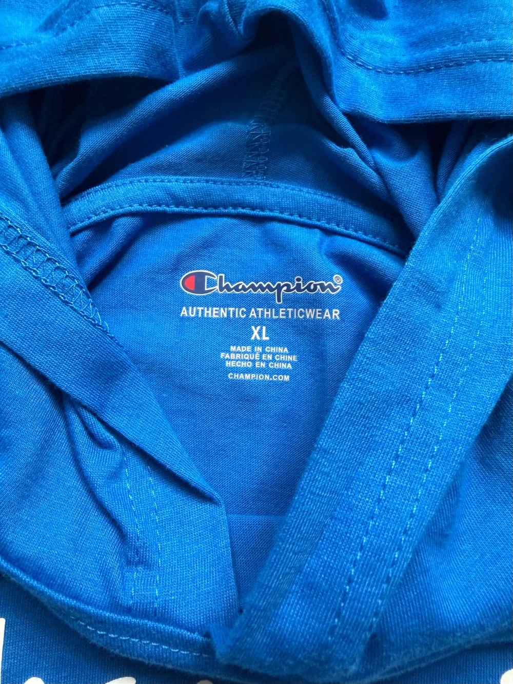 NWT Champion Boys' XL Blue Hooded Pullover Sweatshirt